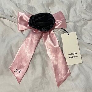 Damson Madder Hair Clip Flower Bow